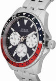 Guess Odyssey Multifunction Blue Dial Silver Steel Strap Watch For Men - W1107G2 Authentic Buy Shop Now