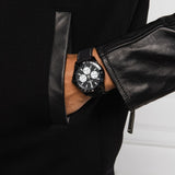 Guess Odyssey Quartz Black Dial Black Silicone Strap Watch For Men - W1108G3 Authentic Buy Shop Now