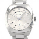 Gucci GG2570 Silver Dial Silver Steel Strap Watch For Men - YA142308 Authentic Buy Shop Now
