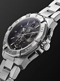 Tag Heuer Aquaracer Chronograph Black Dial Silver Steel Strap Watch for Men - CAY1110.BA0927 Authentic Buy Shop Now
