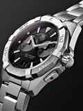 Tag Heuer Aquaracer Quartz Black Dial Silver Steel Strap Watch for Men - WAY111Z.BA0928 Authentic Buy Shop Now