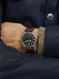 IWC Pilot's Watch Mark XVIII 40mm Black Dial Brown Leather Strap Watch for Men - IW327006 Authentic Buy Shop Now