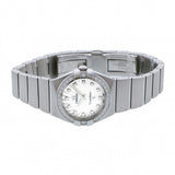 Omega Constellation Quartz Diamonds Silver Dial Silver Steel Strap Watch for Women - 123.15.27.60.55.004 Authentic Buy Shop Now