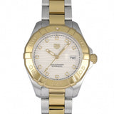 Tag Heuer Aquaracer Automatic Diamonds Silver Dial Two Tone Steel Strap Watch for Women - WBD2321.BB0320 Authentic Buy Shop Now