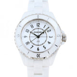 Chanel J12 Quartz White Dial White Steel Strap Watch for Women - J12 H5698 Authentic Buy Shop Now