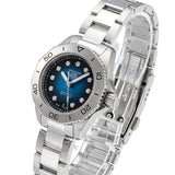 Tag Heuer Aquaracer Professional 200 Automatic Diamond Blue Dial Silver Steel Strap Watch for Women - WBP2411.BA0622 Authentic Buy Shop Now
