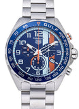 Tag Heuer Formula 1 Gulf Edition Chronograph Blue Dial Silver Steel Strap Watch for Men - CAZ101AT.BA0842 Authentic Buy Shop Now