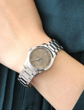 Gucci G Timeless Brown Dial Silver Steel Strap Watch For Women - YA126526 Authentic Buy Shop Now