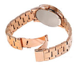 Michael Kors Ritz Analog Crystals Silver Dial Rose Gold Steel Strap Watch for Women - MK6863 Authentic Buy Shop Now