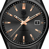 Tag Heuer Carrera Special Edition Black Dial Black Steel Strap Watch for Women - WAR1113.BA0602 Authentic Buy Shop Now