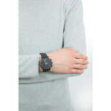Emporio Armani Luigi Chronohraph Black Dial Black Leather Strap Watch For Men - AR1970 Authentic Buy Shop Now