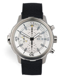 IWC Aquatimer Chronograph White Dial Black Rubber Strap Watch for Men - IW376801 Authentic Buy Shop Now
