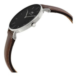 Daniel Wellington Classic Petite Bristol Black Dial Brown Leather Strap Watch For Women - DW00100177 Authentic Buy Shop Now