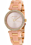Michael Kors Delray Rose Gold Dial Rose Gold Steel Strap Watch for Women - MK4322 Authentic Buy Shop Now