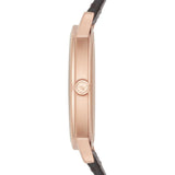 Emporio Armani Dress Quartz White Dial Brown Leather Strap Watch For Men - AR11011 Authentic Buy Shop Now