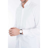 Emporio Armani Dress Quartz White Dial Brown Leather Strap Watch For Men - AR11011 Authentic Buy Shop Now