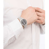 Tissot Carson Premium Black Dial Silver Steel Strap Watch For Men - T122.410.11.053.00 Authentic Buy Shop Now