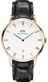 Daniel Wellington Dapper Reading White Dial Black Leather Strap Watch For Men - DW00100107 Authentic Buy Shop Now