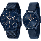 Maserati Epoca Analog Blue Dial Blue Mesh Bracelet Watch For Men - R8873618010 Authentic Buy Shop Now