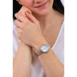 Emporio Armani Mia Quartz Mother of Pearl Dial Two Tone Steel Strap Watch For Women - AR11524 Authentic Buy Shop Now