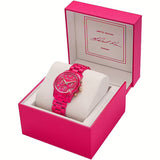 Michael Kors Runway Chronograph Limited Edition Pink Dial Pink Steel Strap Watch for Women - MK7478LE Authentic Buy Shop Now