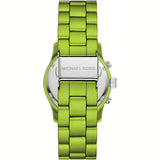 Michael Kors Runway Limited Edition Green Dial Green Steel Strap Watch for Women - MK7480LE Authentic Buy Shop Now