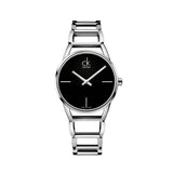 Calvin Klein Stately Black Dial Silver Steel Strap Watch for Women - K3G23121 Authentic Buy Shop Now
