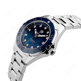 Tag Heuer Aquaracer Diamonds Blue Dial Silver Steel Strap Watch for Women - WAY131L.BA0748 Authentic Buy Shop Now