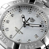 Tag Heuer Aquaracer Diamonds Mother of Pearl Dial Silver Steel Strap Watch for Women - WBD131B.BA0748 Authentic Buy Shop Now