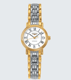 Longines Presence 25.5mm Automatic White Dial Two Tone Steel Strap Watch for Women - L4.321.2.11.7 Authentic Buy Shop Now