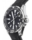Tag Heuer Aquaracer Black Dial Black Rubber Strap Watch for Men - WAY111A.FT6151 Authentic Buy Shop Now