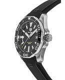 Tag Heuer Aquaracer Black Dial Black Rubber Strap Watch for Men - WAY111A.FT6151 Authentic Buy Shop Now