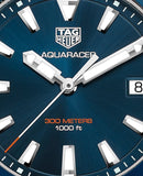 Tag Heuer Aquaracer Blue Dial Blue Rubber Strap Watch for Men - WAY111C.FT6155 Authentic Buy Shop Now