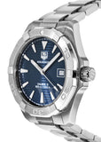 Tag Heuer Aquaracer Automatic Blue Dial Silver Steel Strap Watch for Men - WAY2112.BA0928 Authentic Buy Shop Now