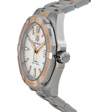 Tag Heuer Aquaracer Calibre 5 Automatic White Dial Two Tone Steel Strap Watch for Men - WAY2150.BD0911 Authentic Buy Shop Now