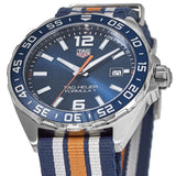 Tag Heuer Formula 1 Quartz Blue Dial Two Tone NATO Strap Watch for Men - WAZ1010.FC8196 Authentic Buy Shop Now