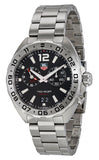Tag Heuer Formula 1 Black Dial Silver Steel Strap Watch for Men - WAZ111A.BA0875 Authentic Buy Shop Now