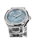 Tag Heuer Link Quartz Diamonds Blue Mother of Pearl Dial Silver Steel Strap Watch for Women - WBC1313.BA0600 Authentic Buy Shop Now