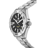 Tag Heuer Aquaracer Black Dial Silver Steel Strap Watch for Men - WBD1110.BA0928 Authentic Buy Shop Now
