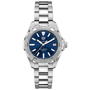 Tag Heuer Aquaracer Quartz Blue Dial Silver Steel Strap Watch for Women - WBD1312.BA0740 Authentic Buy Shop Now