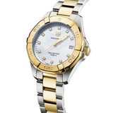 Tag Heuer Aquaracer Automatic Diamonds Silver Dial Two Tone Steel Strap Watch for Women - WBD2321.BB0320 Authentic Buy Shop Now