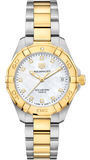 Tag Heuer Aquaracer White Mother of Pearl Dial Two Tone Steel Strap Watch for Women - WBD1322.BB0320 Authentic Buy Shop Now
