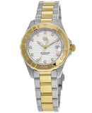 Tag Heuer Aquaracer Automatic Diamonds Silver Dial Two Tone Steel Strap Watch for Women - WBD2321.BB0320 Authentic Buy Shop Now