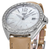 Tag Heuer Formula 1 Quartz Mother of Pearl Dial Brown Leather Strap Watch for Women - WBJ131A.FC8255 Authentic Buy Shop Now