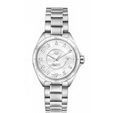 Tag Heuer Formula 1 Diamonds Mother Of Pearl White Dial Silver Steel Strap Watch for Women - WBJ1419.BA0664 Authentic Buy Shop Now