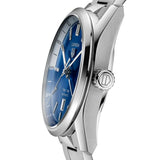 Tag Heuer Carrera Twin Time Blue Dial Silver Steel Strap Watch for Men - WBN201A.BA0640 Authentic Buy Shop Now