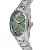 Tag Heuer Carrera Date Automatic 18K Green Dial Silver Steel Strap Watch for Women - WBN2312.BA0001 Authentic Buy Shop Now
