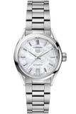 Tag Heuer Carrera Mother of Pearl Dial Silver Steel Strap Watch for Women - WBN2410.BA0621 Authentic Buy Shop Now