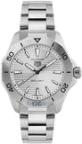 Tag Heuer Aquaracer Professional 200 Quartz Silver Dial Silver Steel Strap Watch for Men - WBP1111.BA0627 Authentic Buy Shop Now