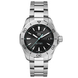 Tag Heuer Aquaracer Professional 200 Solargraph Quartz Black Dial Silver Steel Strap Watch for Men - WBP1114.BA0000 Authentic Buy Shop Now